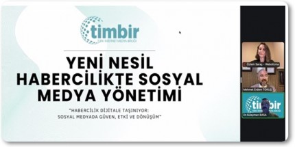TİMBİR'den Gazetecilere Dijital Habercilik Eğitimi